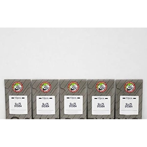 Teamwork 50 Organ Needles Compatible with Singer 14U SERGER (OVERLOCK) #12 SYS# 2054, SLX75, 16X75