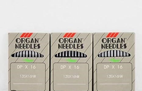 Teamwork PUMICHA Needles Supplies for 30 O.R.G.A.N135X17#23 Leather Point Needles 135X16 DPX16 135X16NW for Sewing Machine.