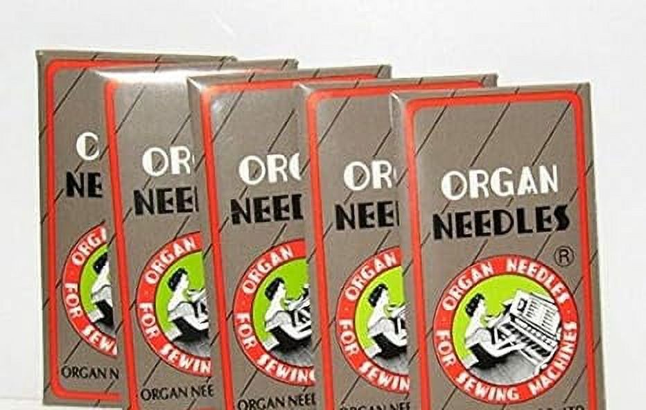 Teamwork PUMICHA Needles Supplies for 50 O.R.G.A.N16X63, 16X113, TFX63 Needles #20 fits S.I.N.G.E.R, 16, 188 & REX 26,188 for Sewing Machine.
