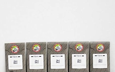 Teamwork PUMICHA Needles Supplies for 50 O.R.G.A.N24x1 Needles Size#16 fits S.I.N.G.E.R, 19, 20, 24, 25, 26, 240W, 240K, 410W10 for Sewing Machine.
