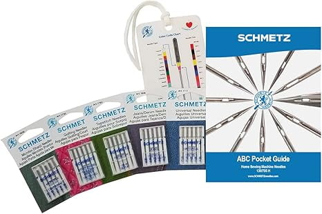 Teamwork Piecing & Quilting Sewing Machine Needle Bundle, Assorted Needles & Sizes
