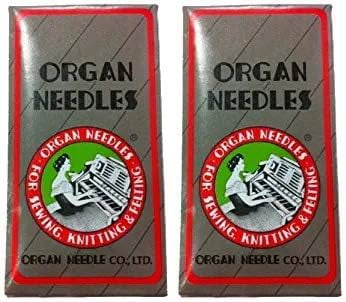 Teamwork SASEW8012 Sewing Machine Needles by Organ 10 Pack of Ten Needles (100 Needles) (Twо Расk)