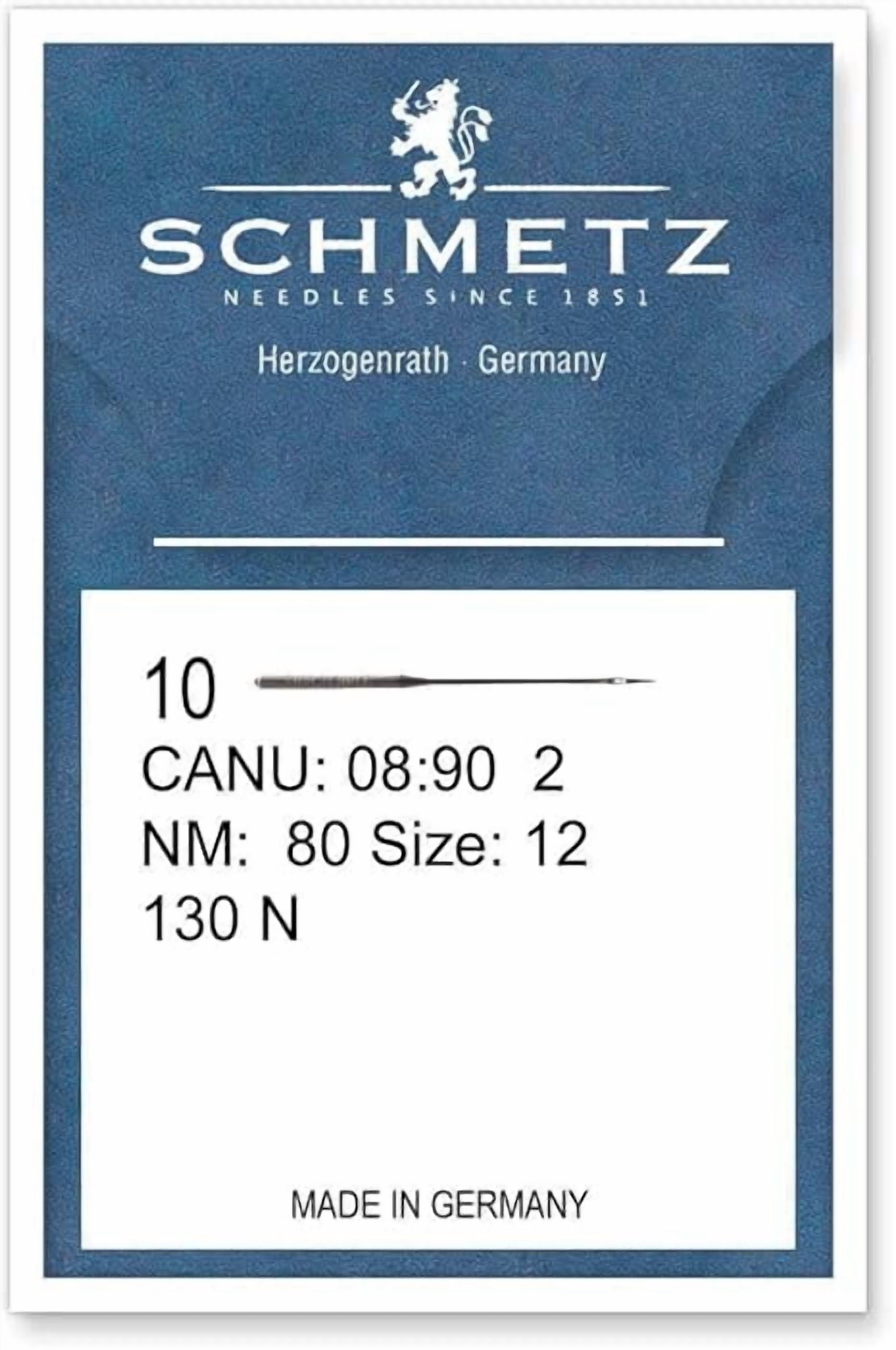 Teamwork SCHMETZ 25 Topstitch Sewing Machine Needles 130 N Size 80/12