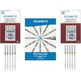 thumbnail image 1 of Teamwork SCHMETZ Leather Sewing Machine Needle Combo Pack (10 Needles Total and 1 SCHMETZ ABC Pocket Guide), 1 of 1