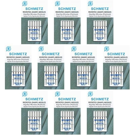 Teamwork SCHMETZ Microtex (Sharp) (130/705 H-M) Sewing Machine Needles - Bulk - Size 80/12
