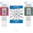 thumbnail image 1 of Teamwork SCHMETZ Quilting and Microtex Sewing Machine Needle Combo Pack (10 Needles Total and 1 SCHMETZ ABC Pocket Guide), 1 of 1