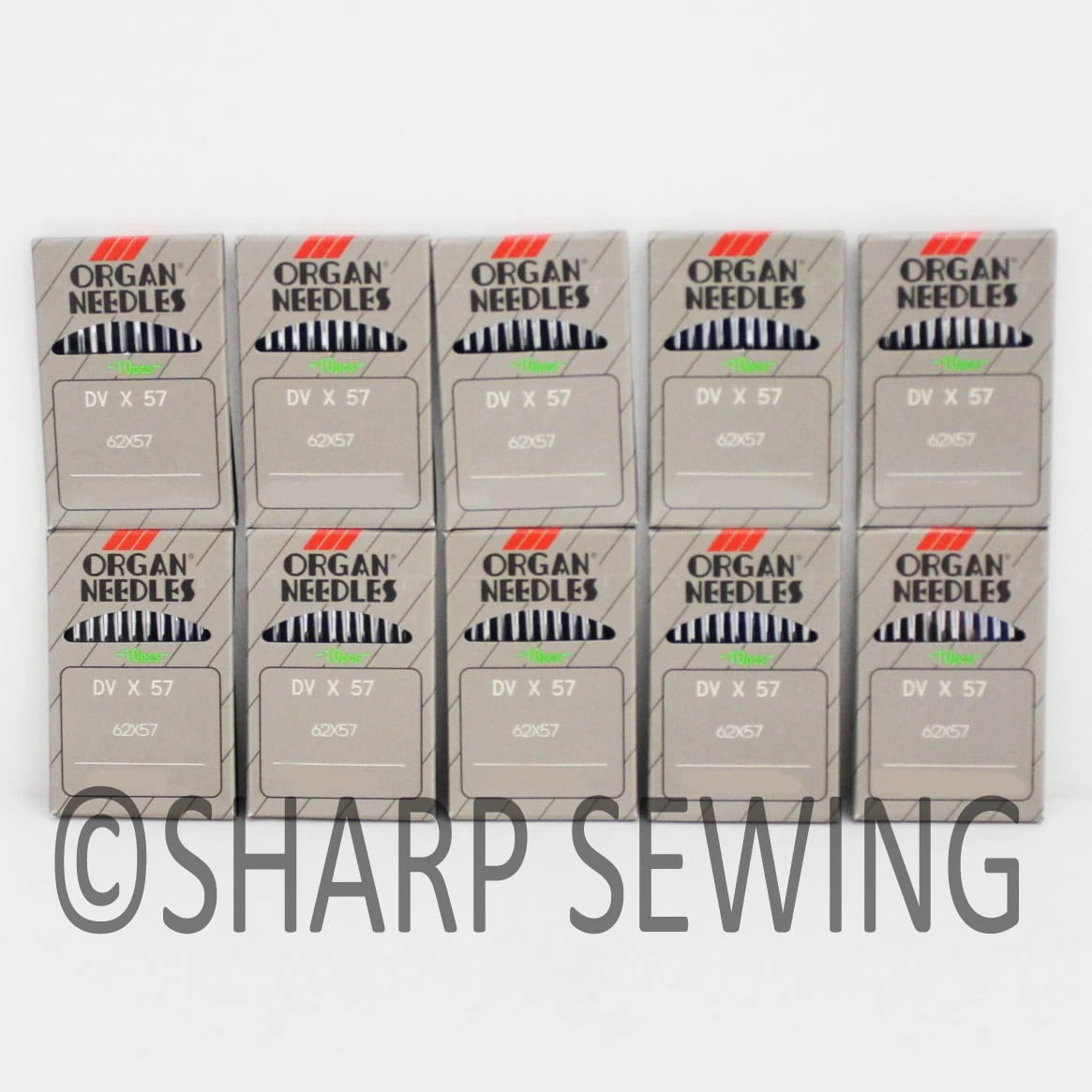 Teamwork SINGER 300W  NEEDLES  ( 100 EACH ) #25 ORGAN BRAND 62X57