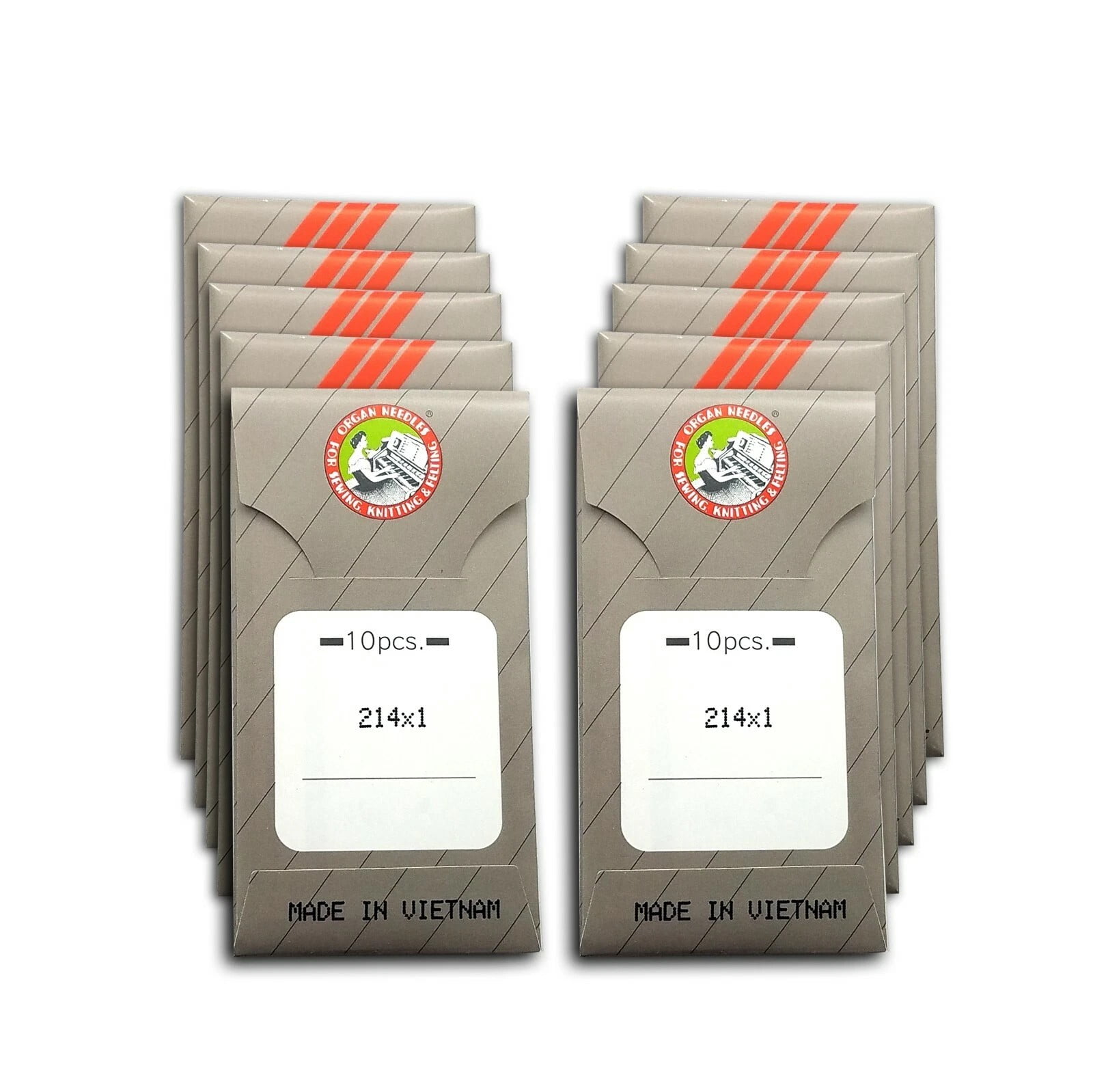 Teamwork SINGER 45K  S/N NEEDLES  214x1 ( 100 EACH ) #21 ORGAN BRAND