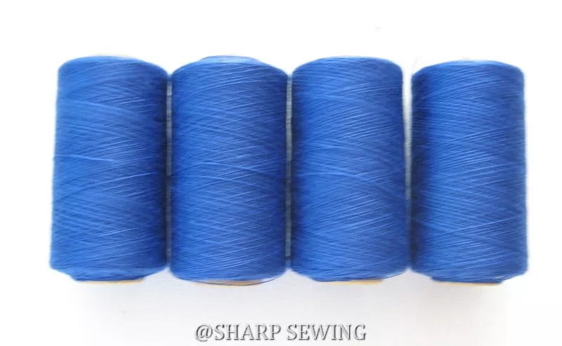 Four Star Thread Teamwork STAR BLUE #924 SPUN POLYESTER SERGER & QUILTING THREAD 4 TUBES ...
