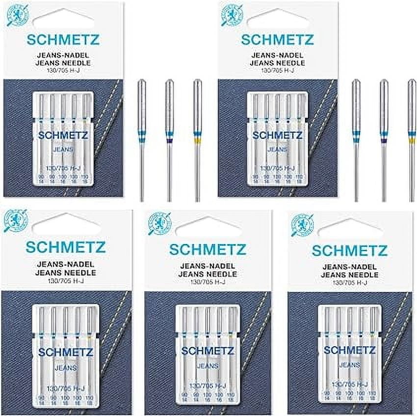 Aiguilles Machine A Coudre A Talon Plat JEANS 90 / 110 (Blister De
