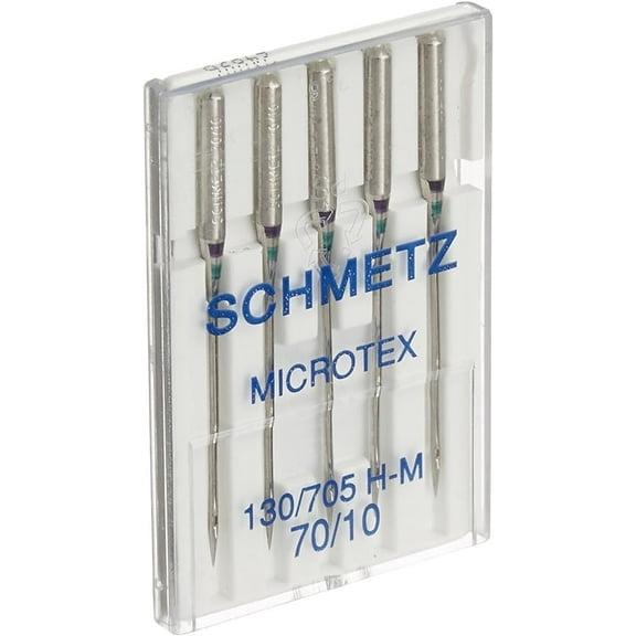Teamwork Schmetz Microtex Sharp Machine Needles, Size 10/70 5/Pkg