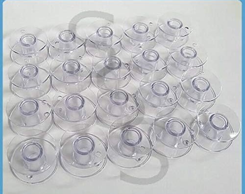 MACOSKI Elna Sewing Machine Bobbins – 10 Pack Plastic Bobbins For Multiple Elna Models
