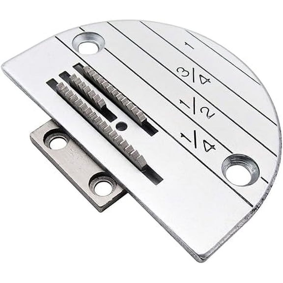 Teamwork -Three Row Needle Plate&Feed Dog Set Works on All Industrial Single Needle Machines and are Compatible with/Replacement for JUKI DDL-8300/8500/8700 Brother B757 B758 B767 B781