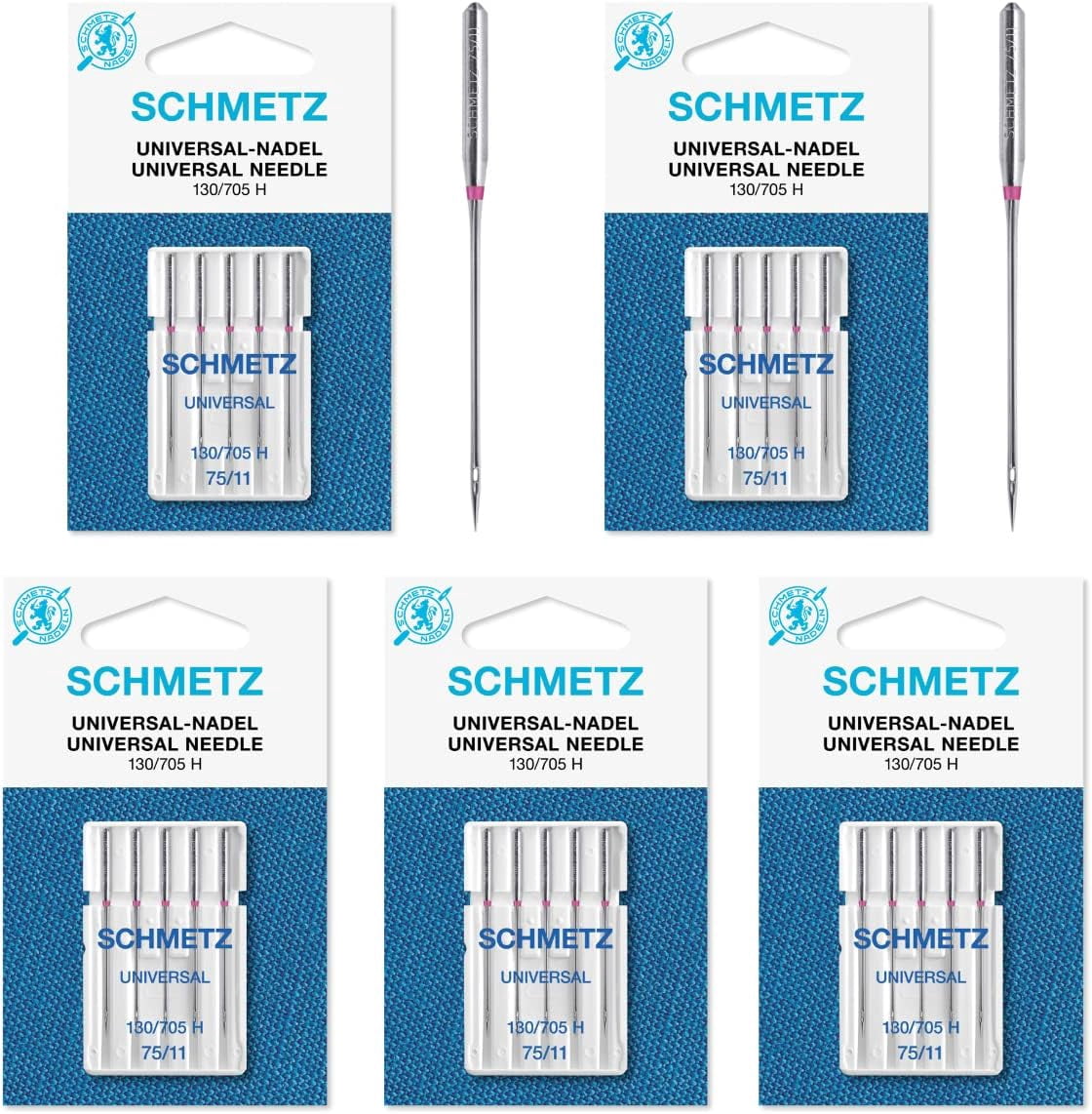 Teamwork Universal Machine Needles-Size 11/75 5/Pkg