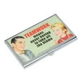 thumbnail image 1 of Teamwork means never having to take all the blame Business Card ID Case, 1 of 1
