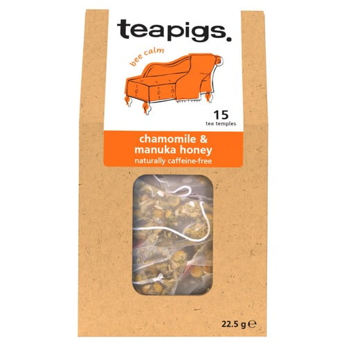Teapigs Chamomile and Manuka Honey 15's, British Import (Pack of 3)