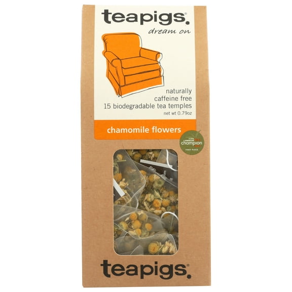 Teapigs Dream On Chamomile Flowers Tea, 15 Count
