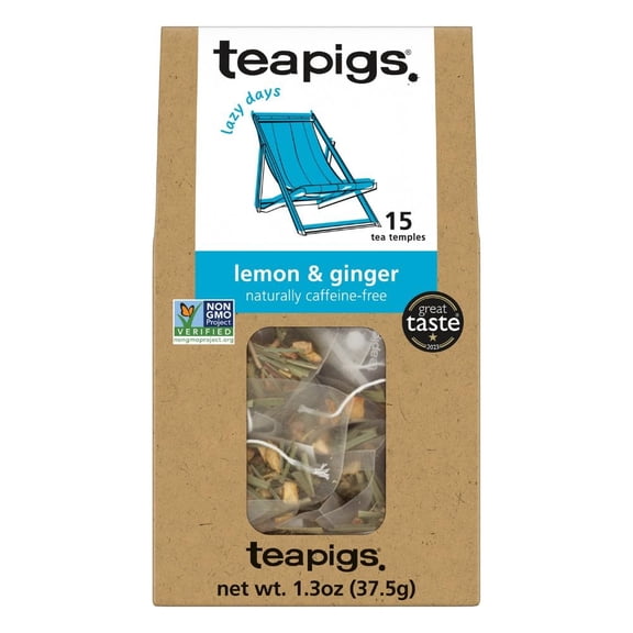 Teapigs Tea Lemon Ginger 15 Count