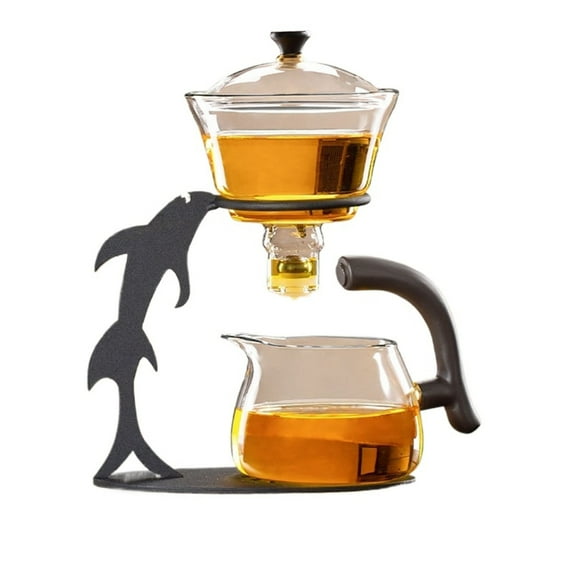 Teapot, Lazy Kungfu Teapot, Drinking Heat-Resistant Tea Set, Magnetic Lazy Tea Kettle for Household, Travel Tea Set, For Tea Preparation in the Office and at Home