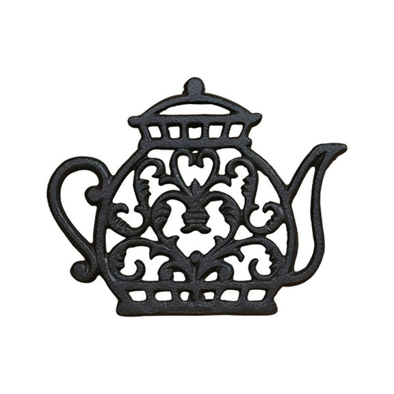 Teapot Trivet Heat Pad for Pots Pans Plates Bowls Decorative Kitchen Tableware Protector Tea Theme Heat