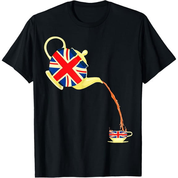 Teapot UK Flag Nationality Union T-Shirt