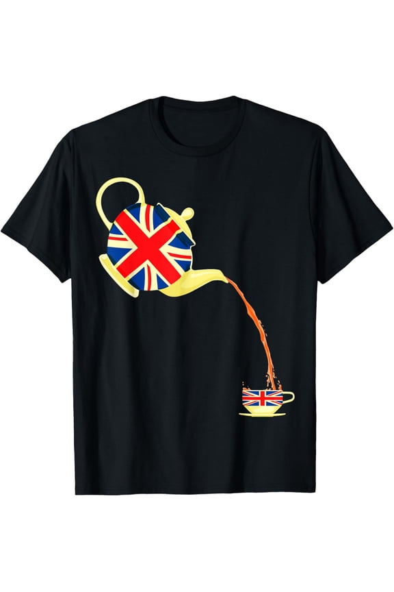 Teapot UK Flag Nationality Union T-Shirt