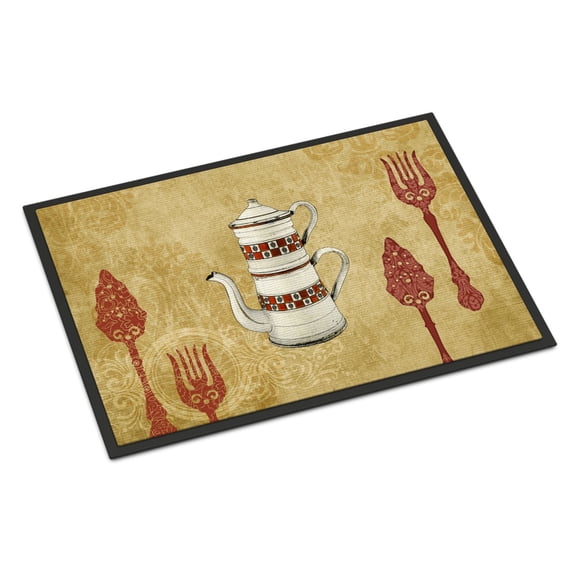 Teapot Welcome Doormat 18x27