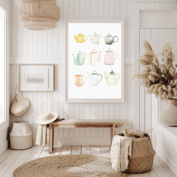 Teapots Tea Pots Tea Teapots Poster Unframed Paper Print
