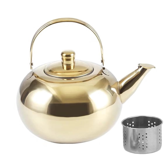Teapots with Infuser Water Boiling Kettles Short Spouts Pour Over Coffee Kettles