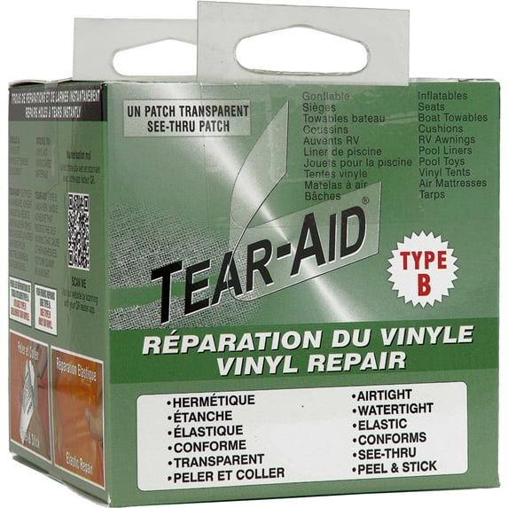 Tear-Aid Patch Type B Seat Repair Patch Kit