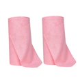 thumbnail image 1 of Tear-Away Microfiber Cleaning Cloth Roll, 2 Rolls, 20 Sheets Each, Pink, 1 of 6