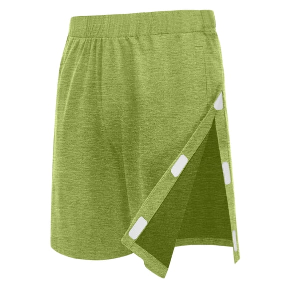 Tear Away Shorts Athletic Shorts Post Knee Surgery Recovery Hip Replacement Pants with Pockets, S