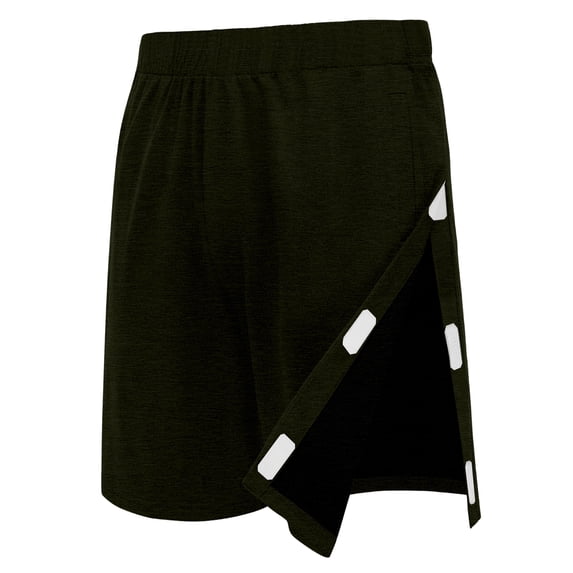 Tear Away Shorts Athletic Shorts Post Knee Surgery Recovery Hip Replacement Pants with Pockets, XL