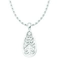 thumbnail image 1 of Tear Drop Cross Sterling Silver Pendant, 1 of 1