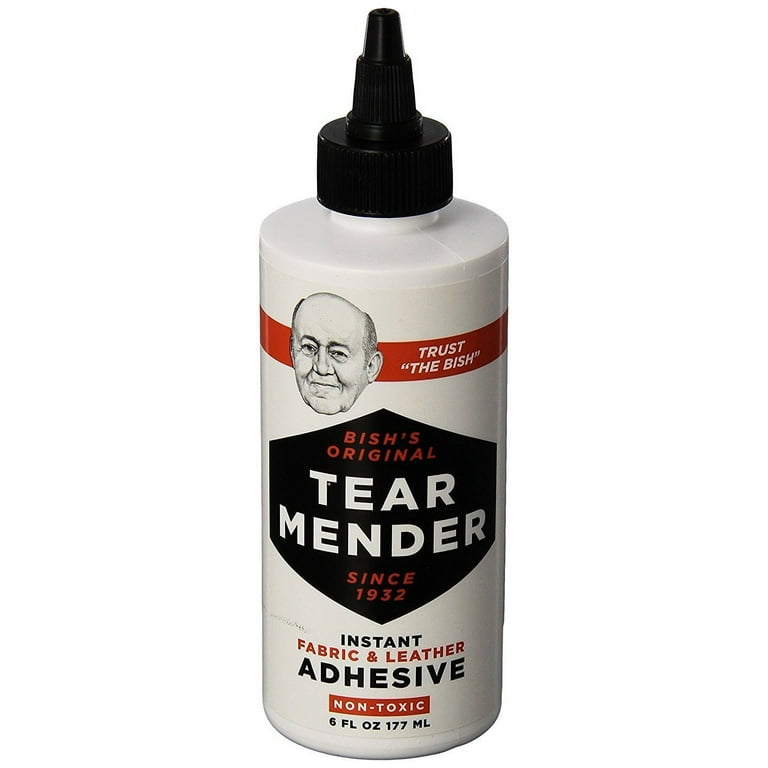 Tear Mender Fabric and Leather Cement, 6OZ, VAL-A Chicago #TG-6H
