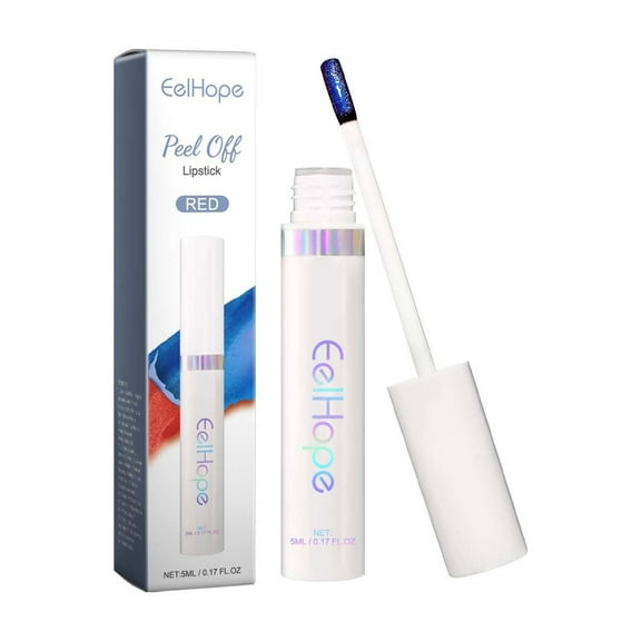 Tear Off Lip Glaze, Long Lasting Lip Color, Moisturizing Peelable Lip Tint, Easy to Remove Lip Makeup