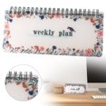 thumbnail image 1 of Tear-Off Weekly Planner - Floral Bird Design - Spiral Schedule Organizer, 1 of 6