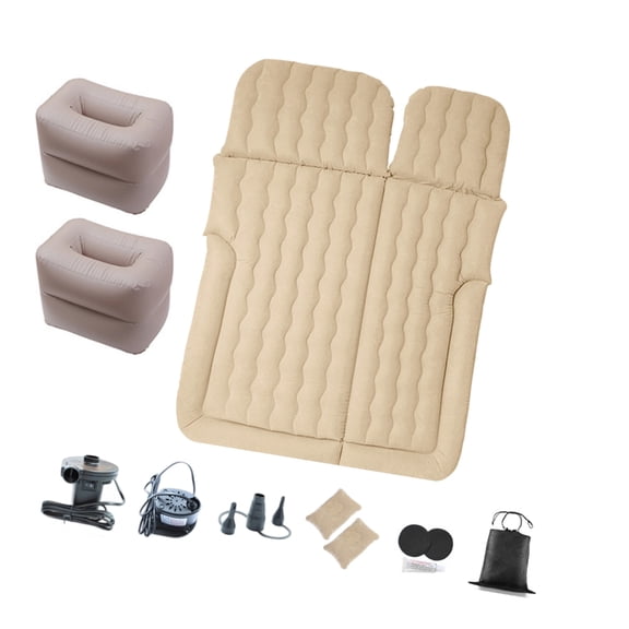 Tear Resistant Car Air Bed Inflatable Mattress For Family Trip Portable Design