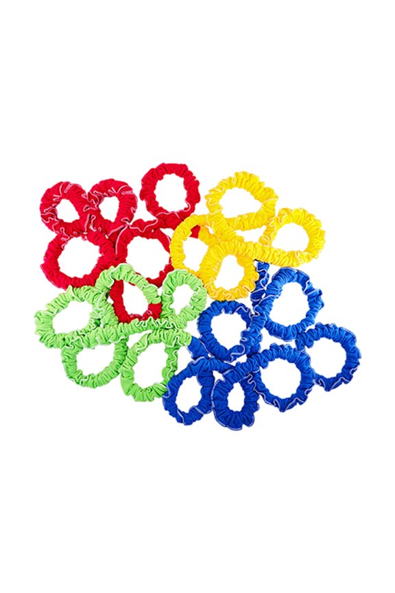Tear Resistant Fleece Exercise Bands Portable Teamworks Exercise Bands Cooperative Stretchy Bands for Group Activity