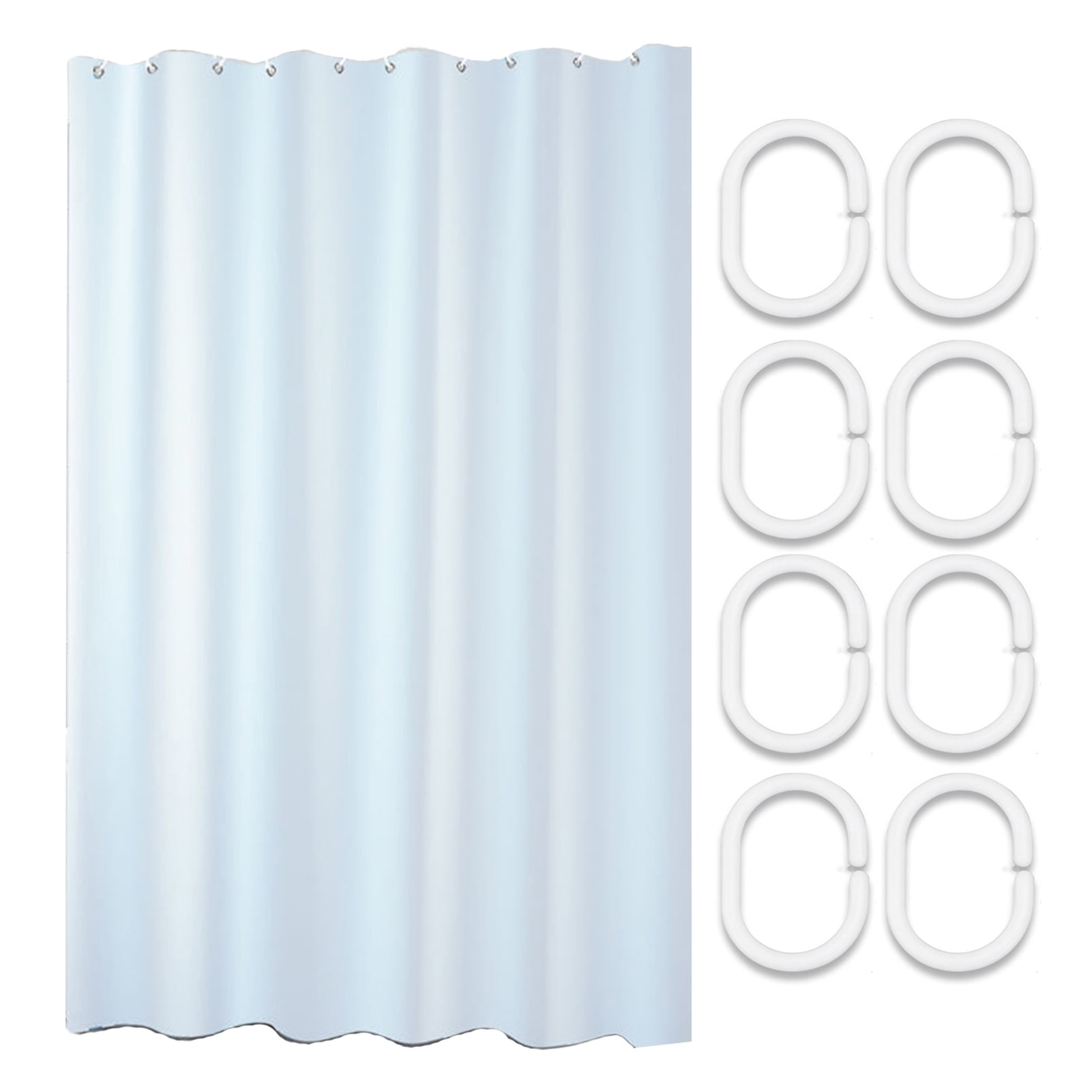 TearResistant Shower Partition Curtain Easy Installation, Waterproof