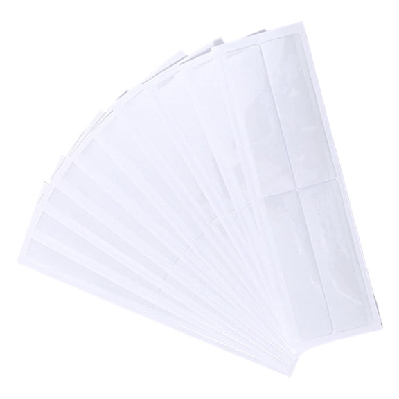 Tear-Resistant Transparent Label Bags with Strong Adhesive, 40PC Sticker Pockets for Quick Categorization