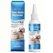Tear Stain Remover for Dogs, Dog Eye Cleaner Solution, 60ml
