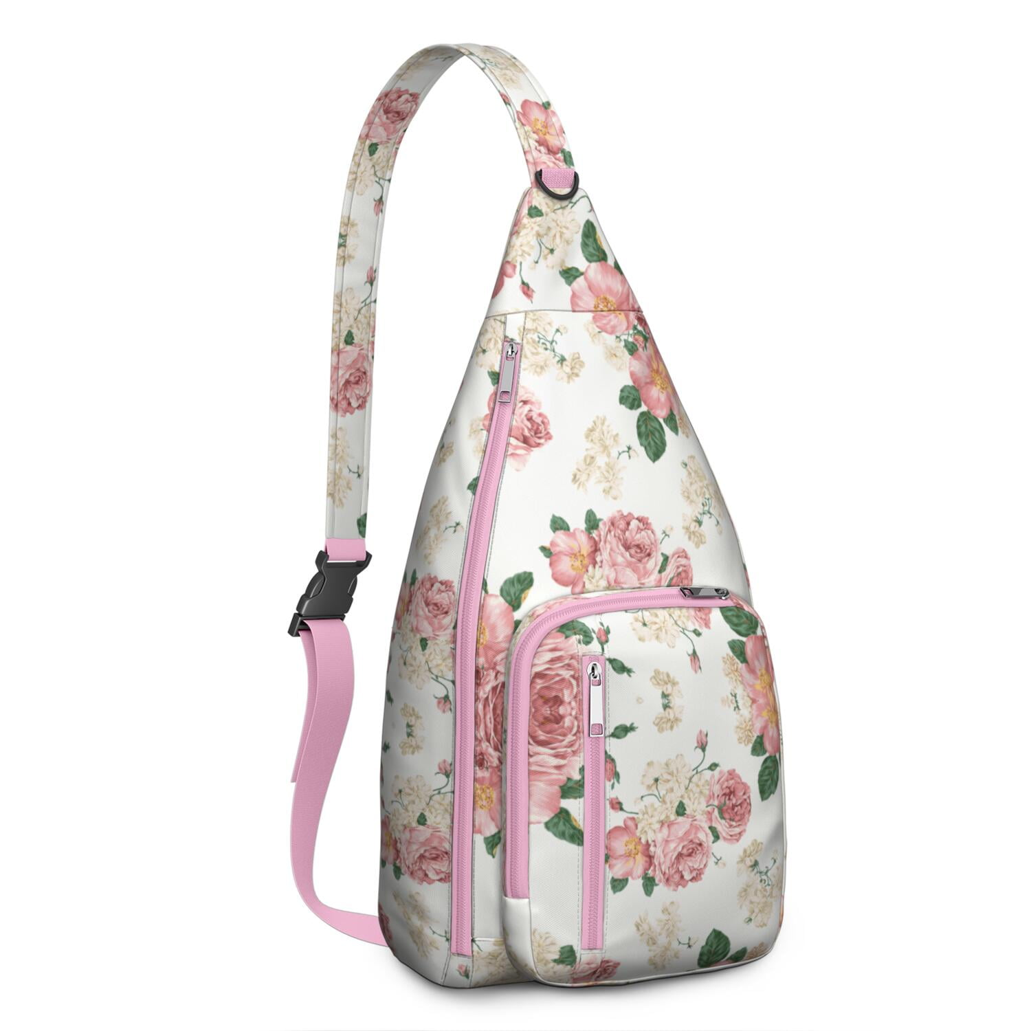 Tear - resistant Floral Sling Bag with Comfortable Strap for Women