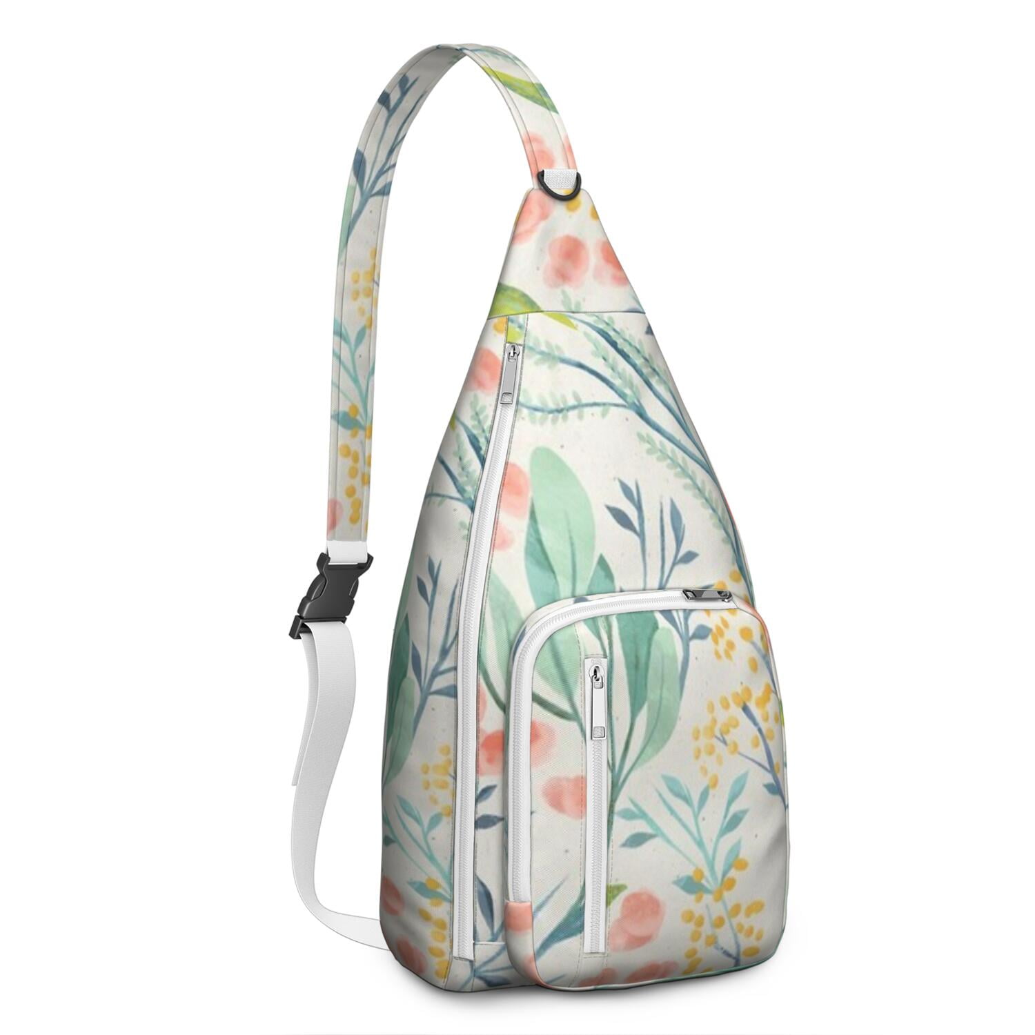 Tear - resistant Floral Sling Bag with Comfortable Strap for Women