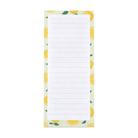 Tearable Memo Pad Notepad Planner Writing List Orange Fruit Design