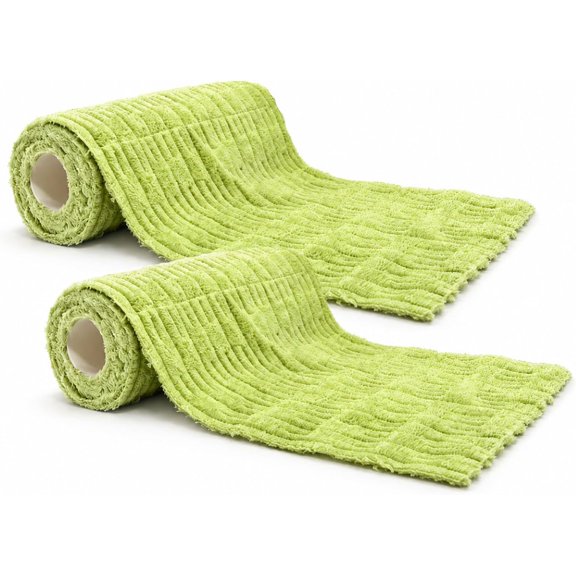 Tearable Microfiber Cleaning Cloth Roll, Reusable Kitchen Rags (A) | Tear-Off Microfiber Cloth Roll | Reusable, Washable, Super Absorbent & Lint-Free for Kitchen and Household Cleaning