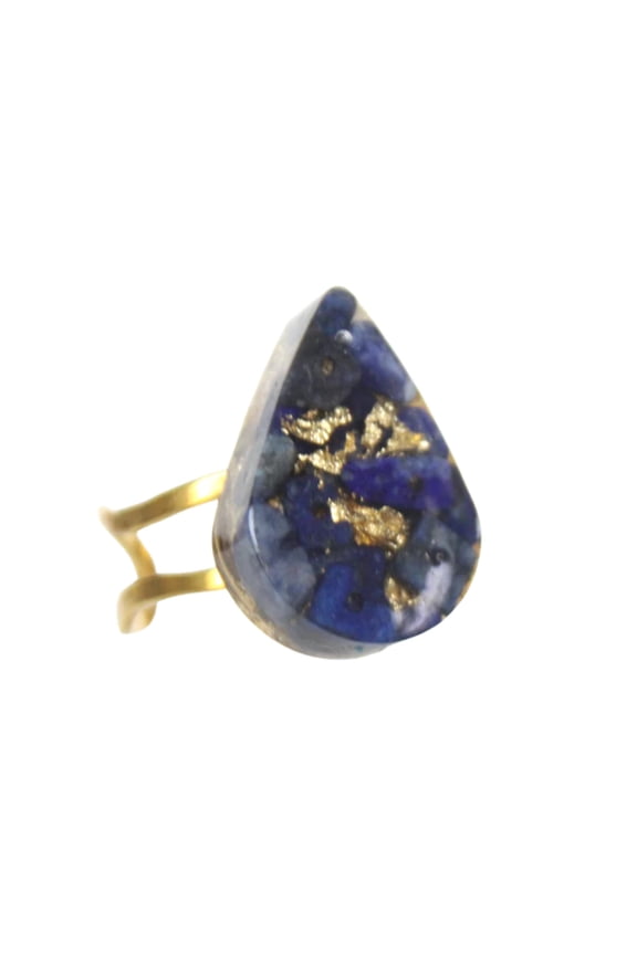 Teardrop Adjustable Ring