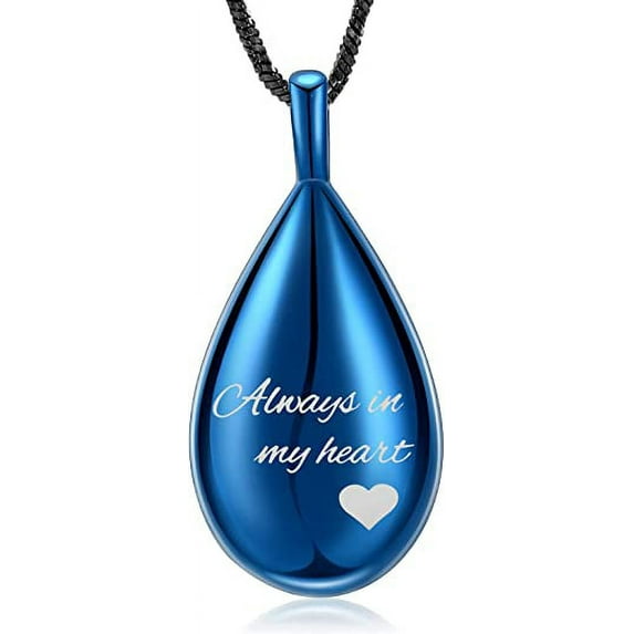 Teardrop Cremation Jewelry Memorial Teardrop Ashes Keepsake Urns Pendant Necklace for urn Necklaces Ashes Jewelry Gifts