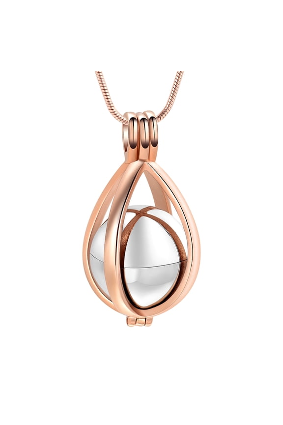 Teardrop Cremation Pendant Small Urns For Ashes Keepsake Urn Necklace mini urns