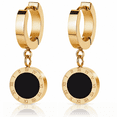 thumbnail image 1 of Eclipton® Trendy Gold Dangle Earrings for Women, 14K Gold Plated, Lightweight Hypoallergenic Jewelry, Fashion Accessories, Gifts for Women, 1 of 7